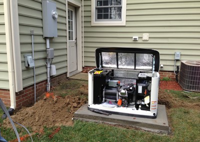 Generators - Generac generator open