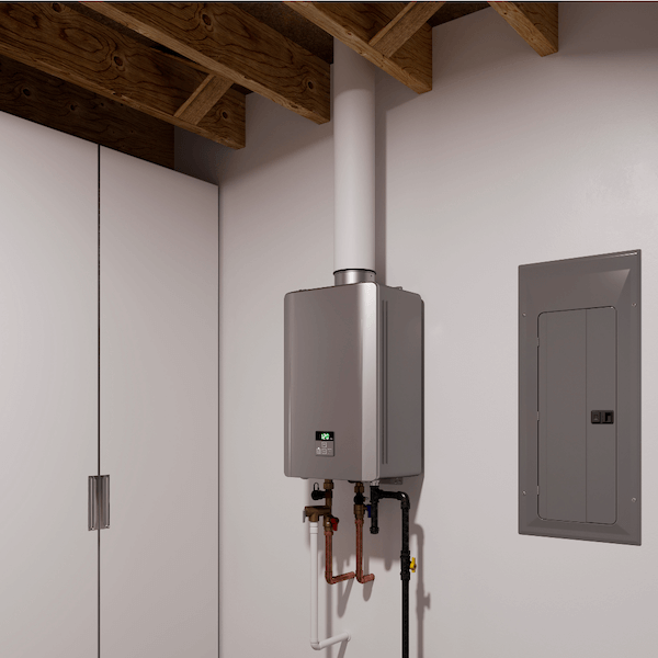 Rinnai Tankless Water Heater Installed